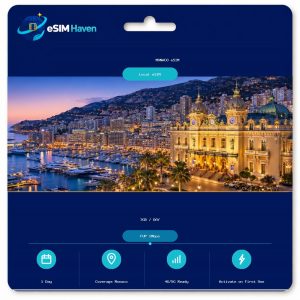 Monaco 3GB/Day FUP1Mbps eSIM plan — eSIM Haven